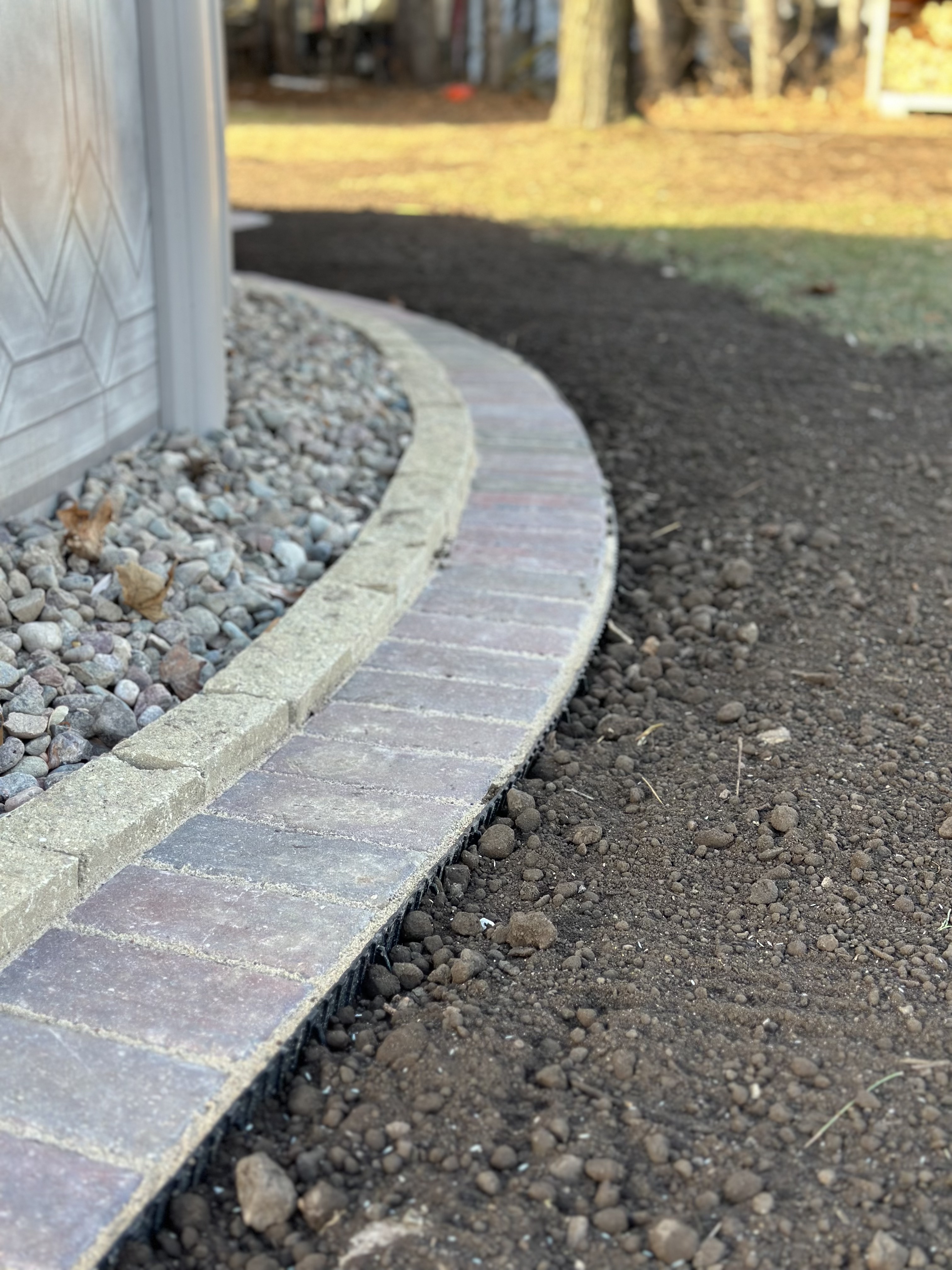 Landscape edging and concrete curbing