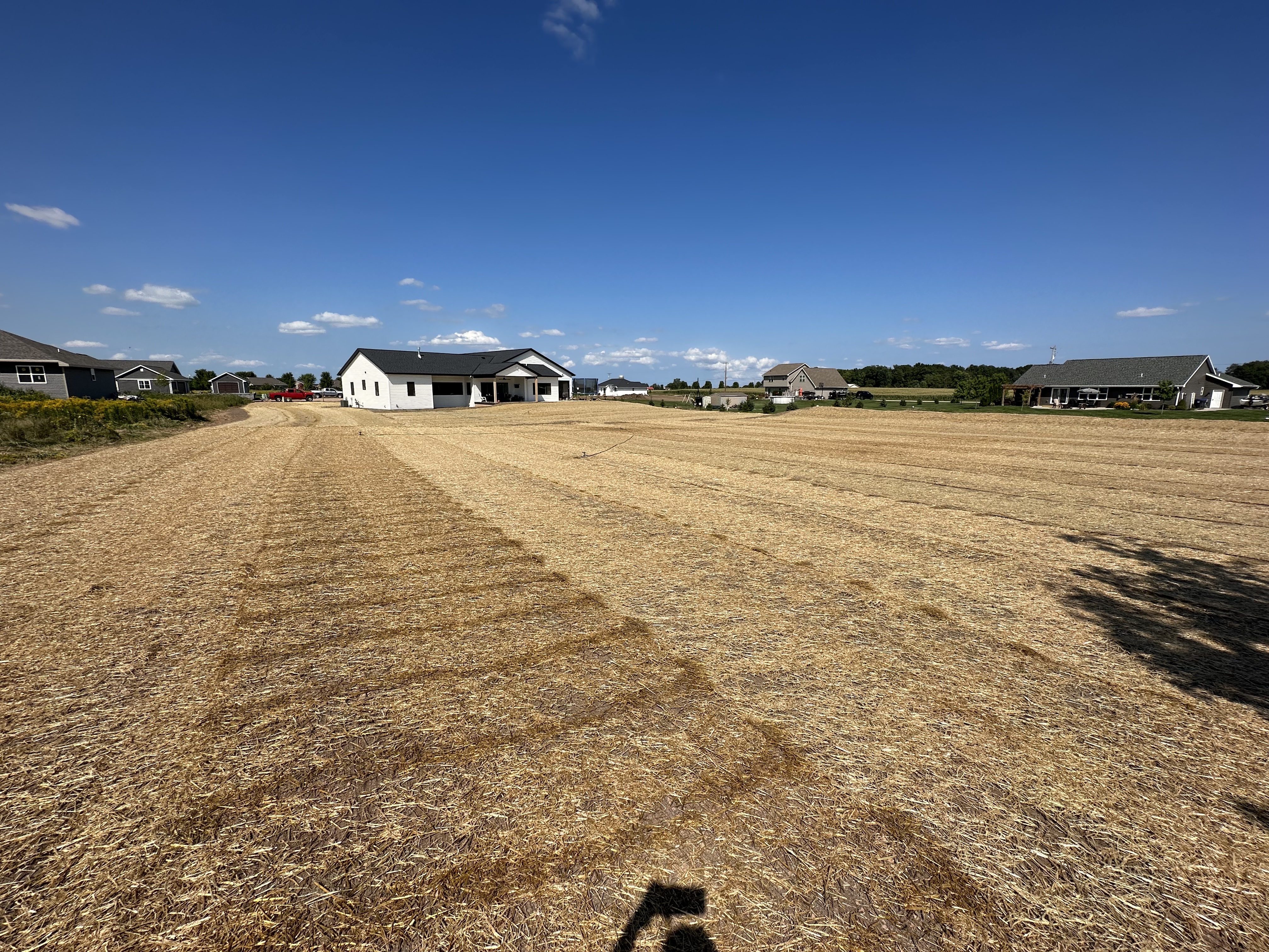 New lawn installation by Precision Property Works